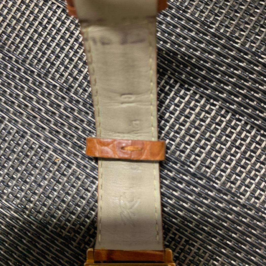 Hamilton Ardmore Watches Gold Dial Brown Leather 35mm Case