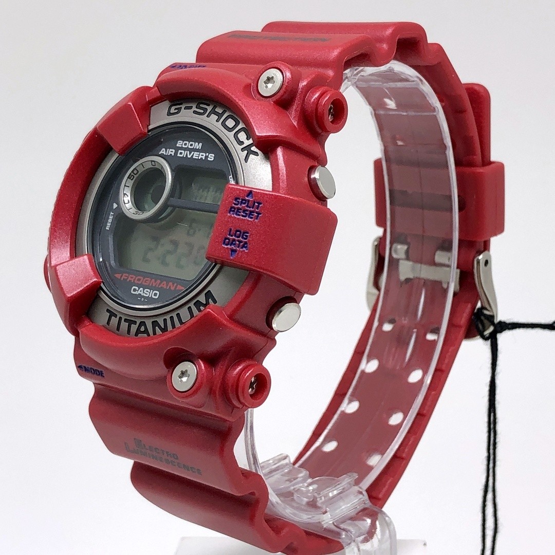 G SHOCK DW 8201GF 4 FROGMAN Frogman Metallic Red Pearl Coating Red Frog Diving F