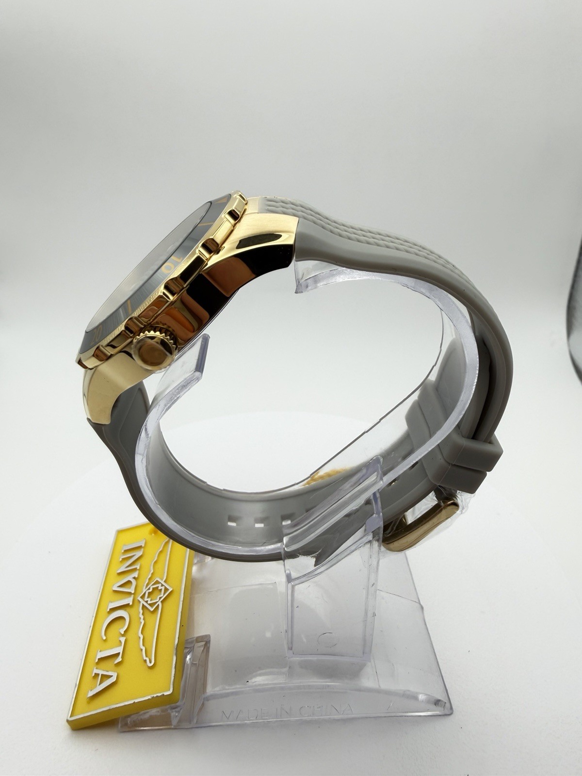 17483- Invicta Angel Halo Women’s Watch Gold Gray Dial. Charcoal. 38mm New