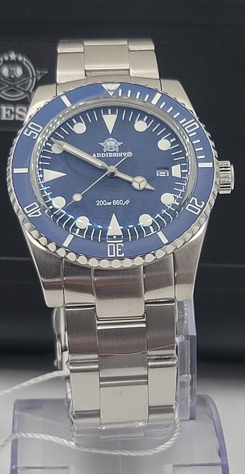 Addiesdive AD2068 Miyota 2115 Quartz Dive Watch. US Seller!!!!!