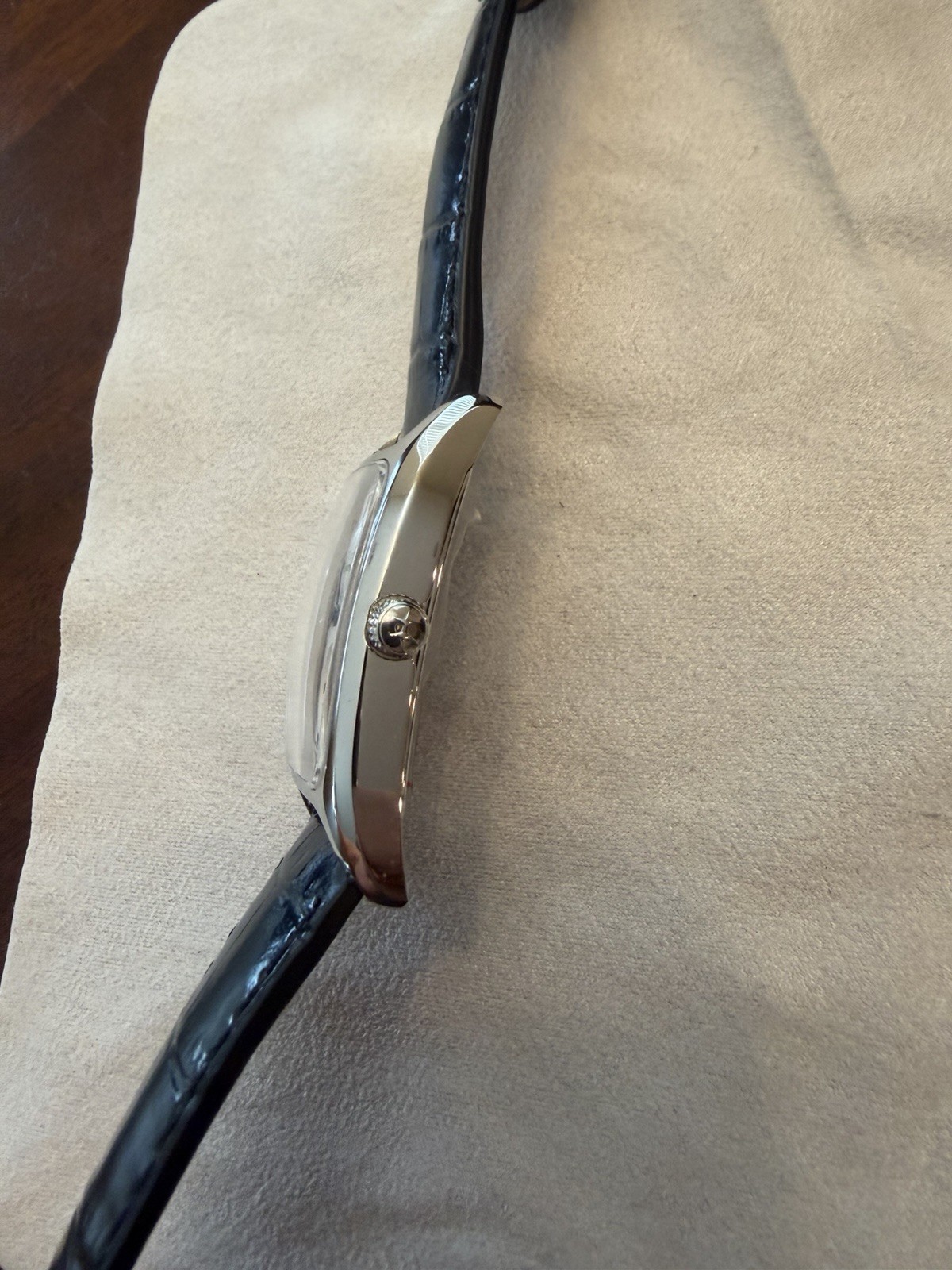 Hamilton American Classic White Women’s Watch with Blue Leather Band – H13421611