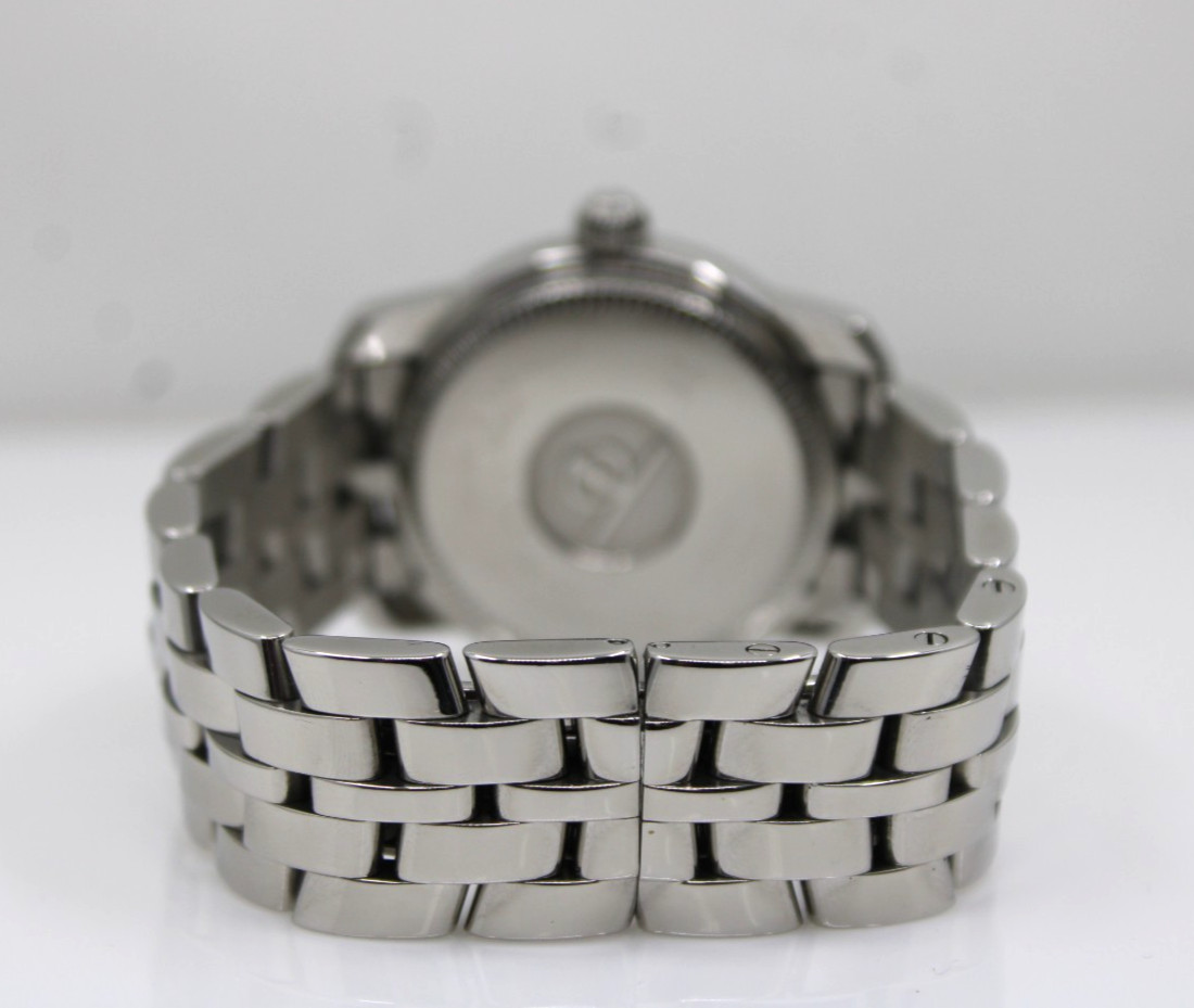 Baume & Mercier Capeland 37mm Black Date Dial Stainless Watch MV045214