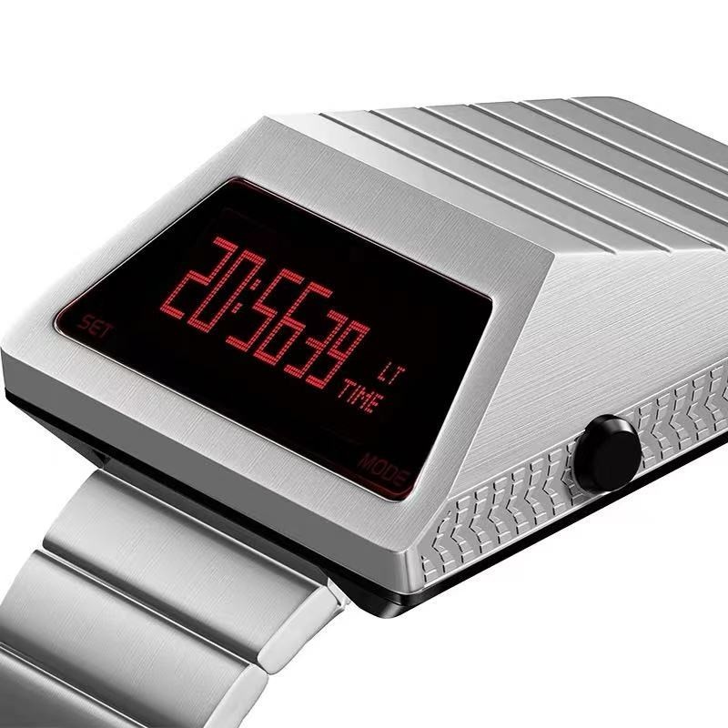Vintage Futuristic Waterproof Driver Watch Retro Dial Luminous Hands