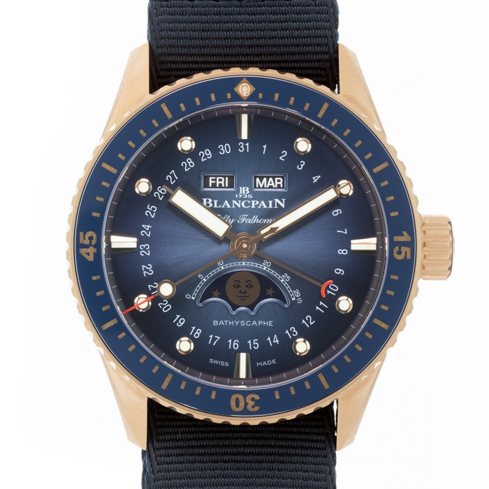 BLANCPAIN Fifty Fathoms Bathyscaphe Complete Calendar 5054-3640-NAOA