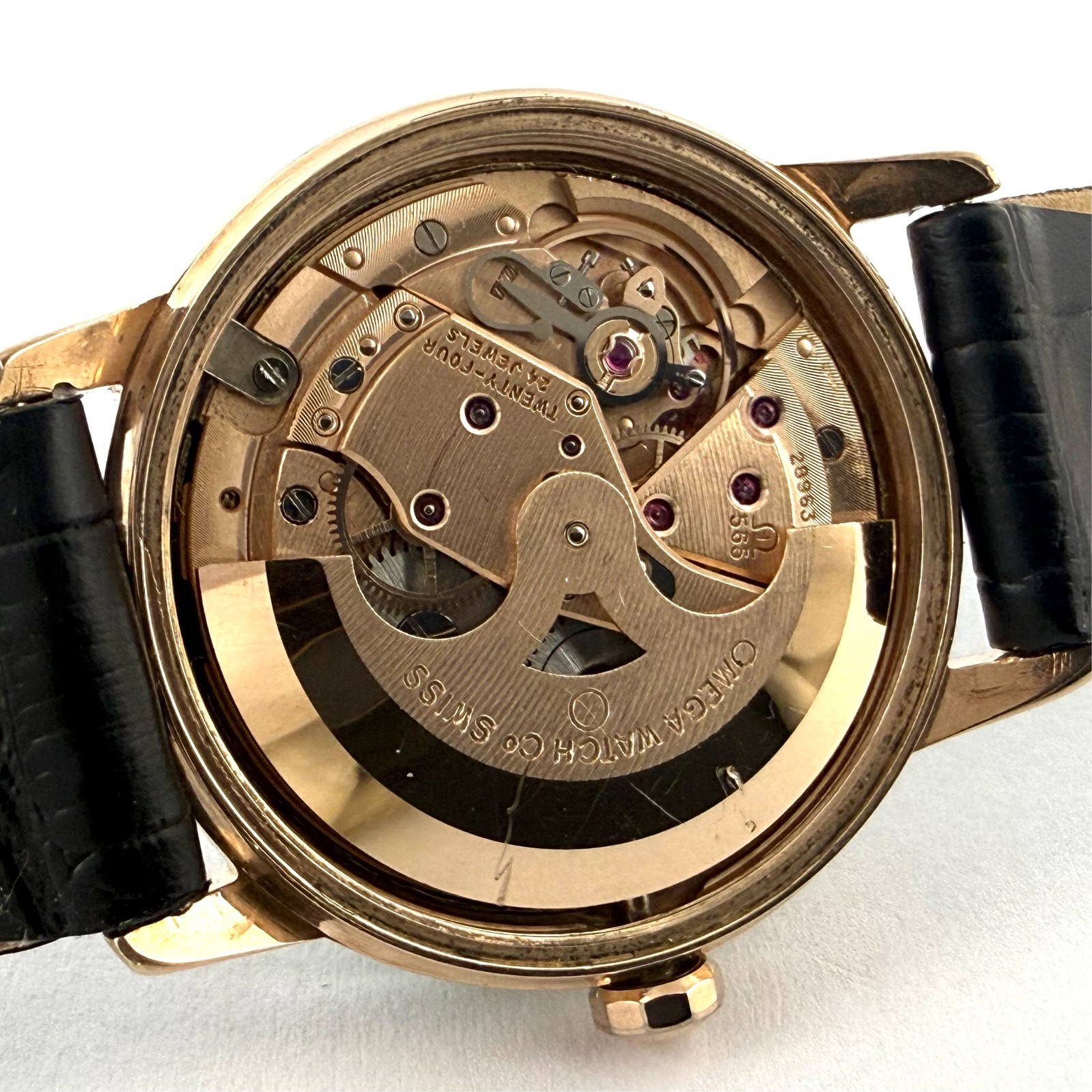 OMEGA SEAMASTER REF 166.037 SELF-WINDING QUICKSET DATE GOLD PLATED GENTS WATCH