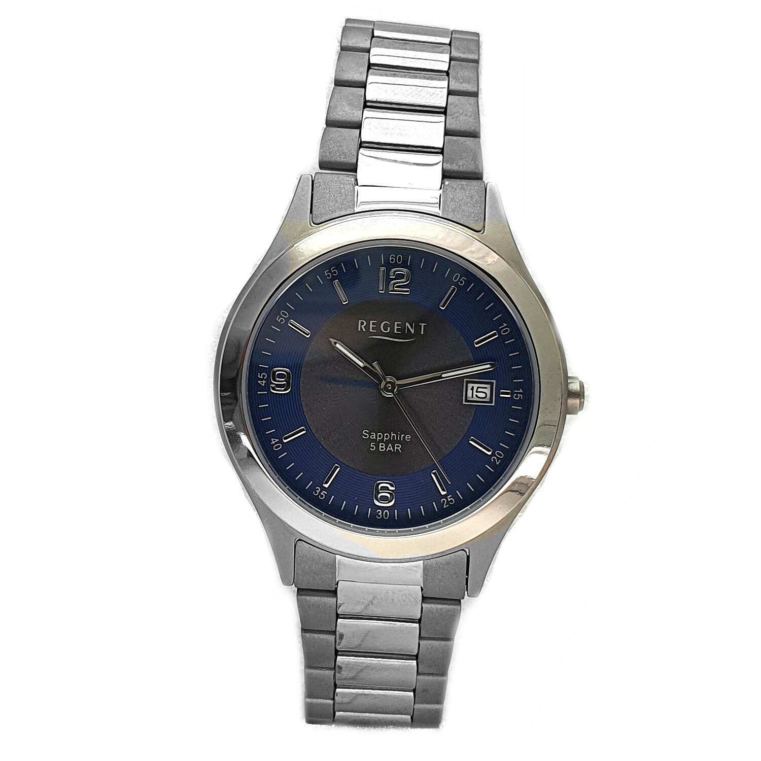 Regent Watch 37mm 1194918 Date Titanium Sapphire Glass