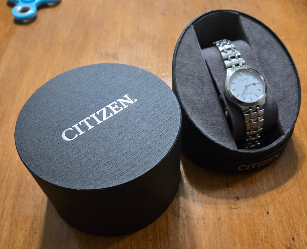Citizen Eco-Drive Women’s White Watch – EW2490-55A
