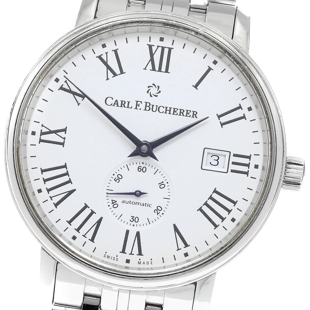 Carl F. Bucherer Adamavi Small Second Watch Silver Dial From Japan
