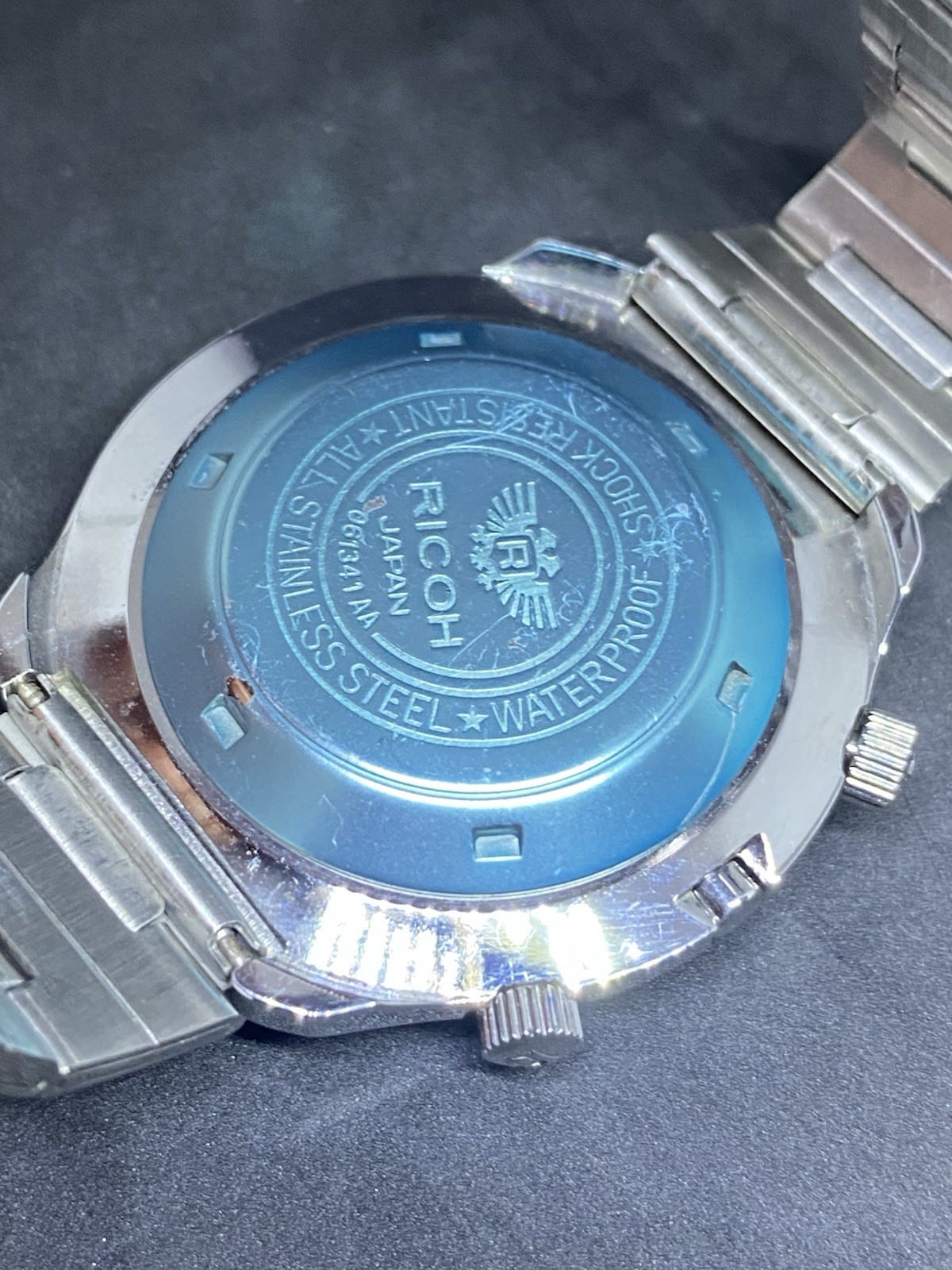 RICOH WORLD TIME AUTOMATIC DAY&DATE MEN’S WATCH 21 JEWELS