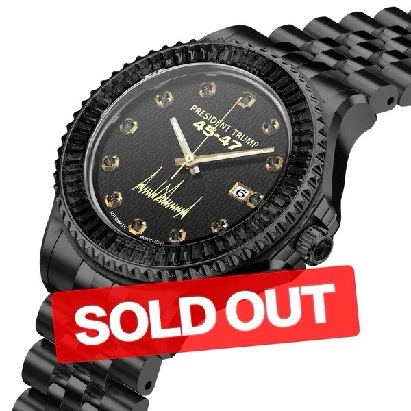 Trump Watch Victory Black Luxe Jewel Limited Number 491/500