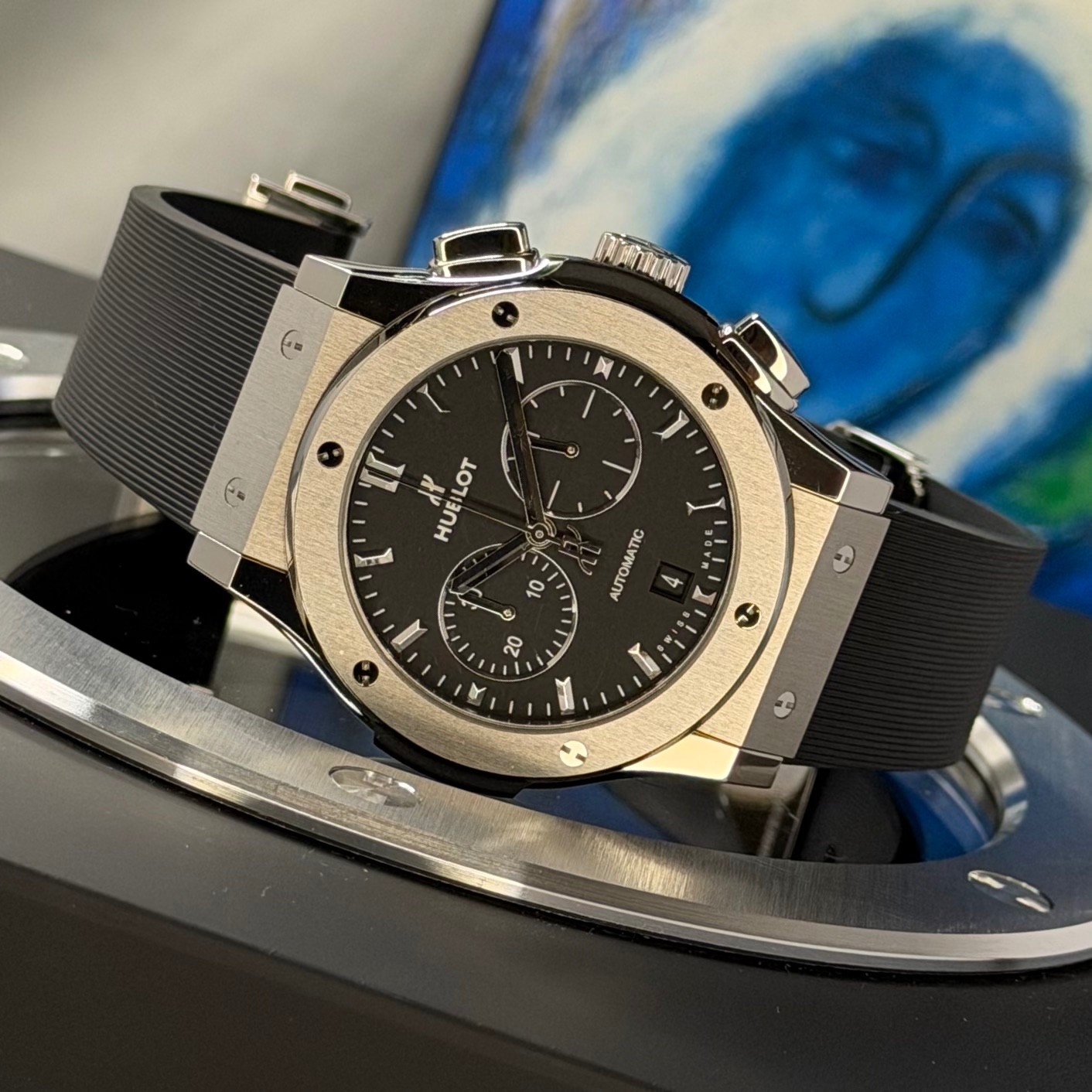 Hublot Classic Fusion Chronograph Titanium 541.NX.1171.RX Full Set Warranty