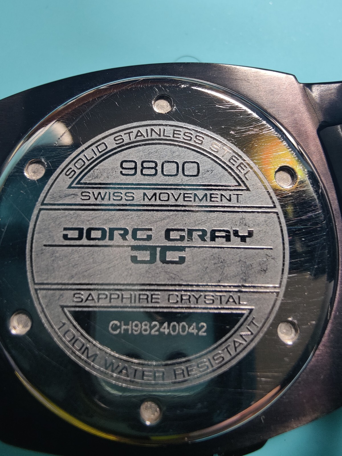Jorg Gray Black And Red Swiss Made