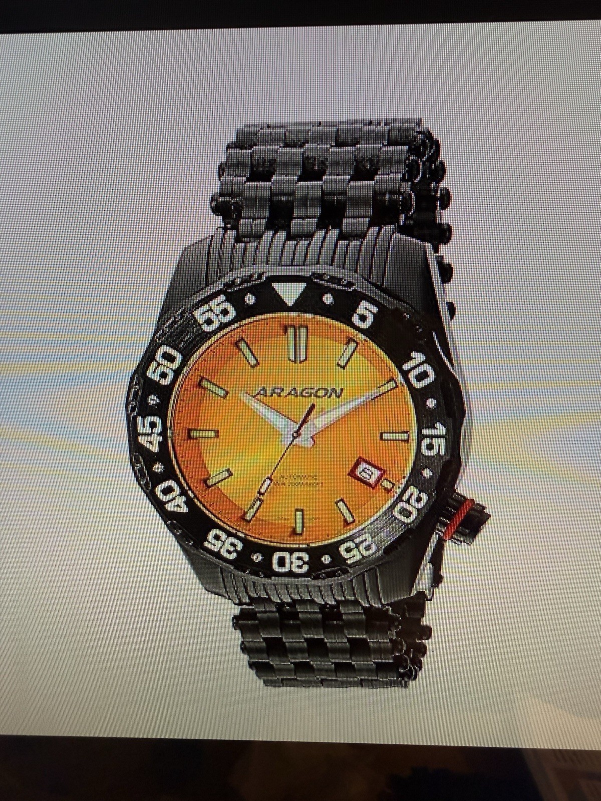 Aragon Men’s Automatic Diver Sea Charger NH35 Movement 50mm