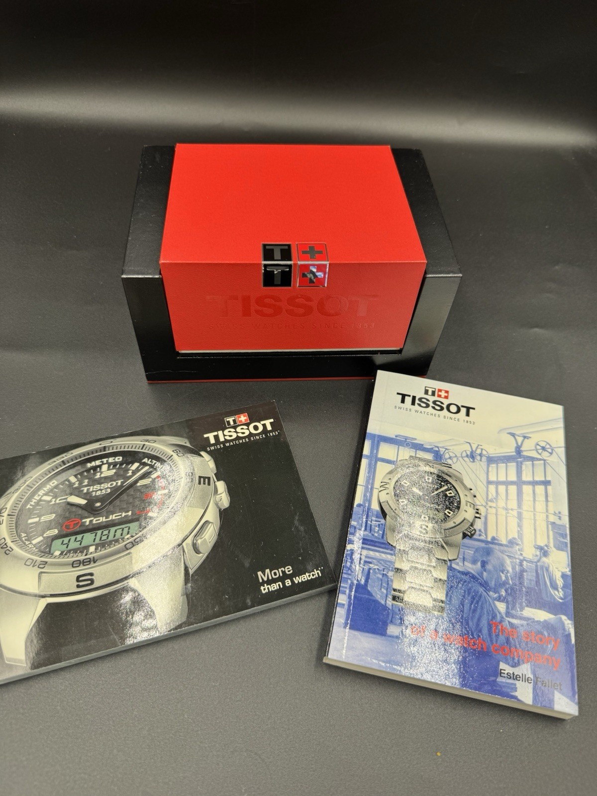 Tissot T-Touch NASCAR Special Edition Titanium Case Yellow Rubber Band with box