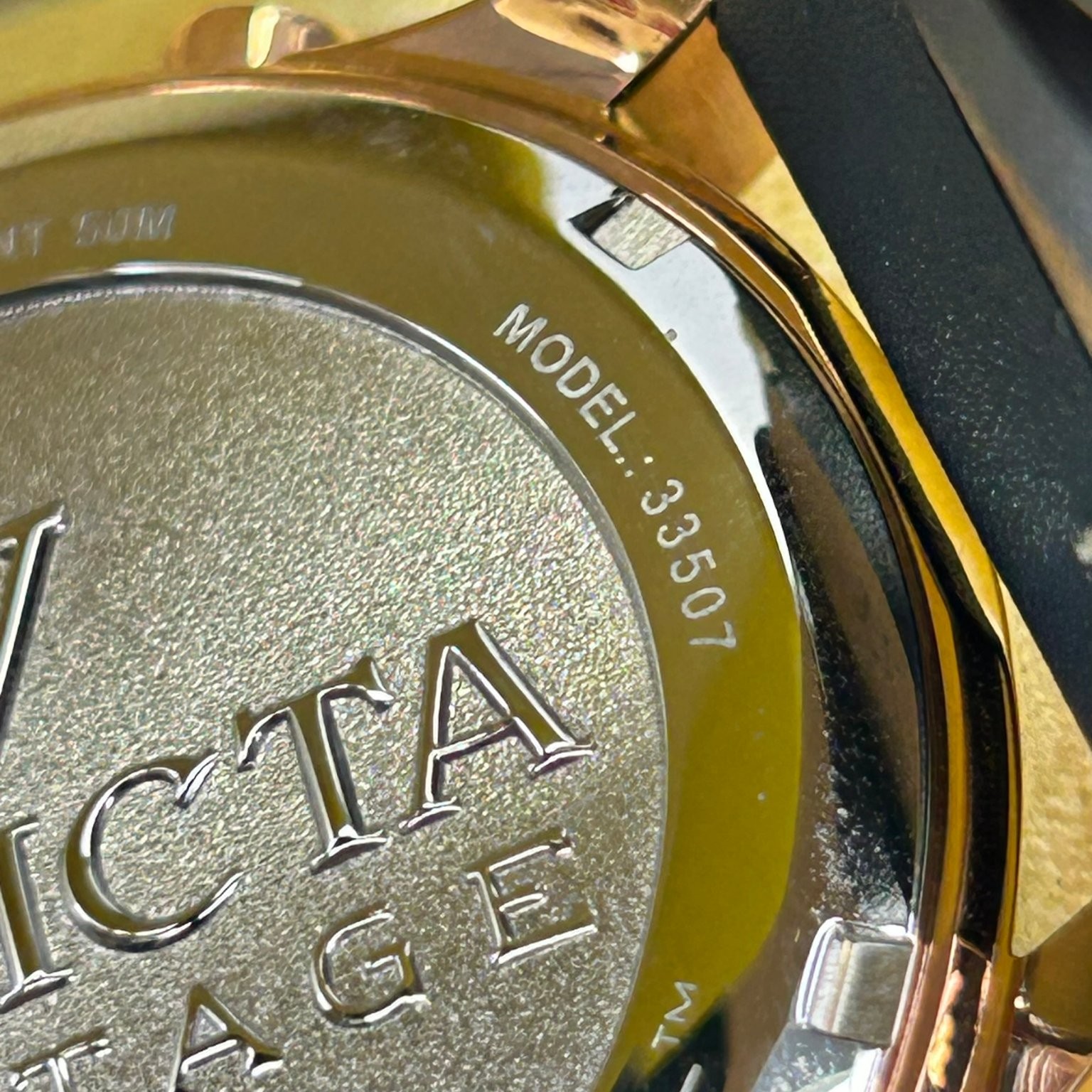 Invicta 33507 Vintage Flame Fusion Chronograph Wristwatch