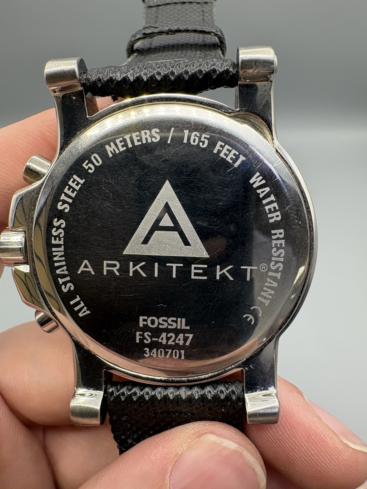 Fossil Arkitekt FS-4247 Men’s Quartz Watch 46mm *Pre-Owned* FREE SHIPPING