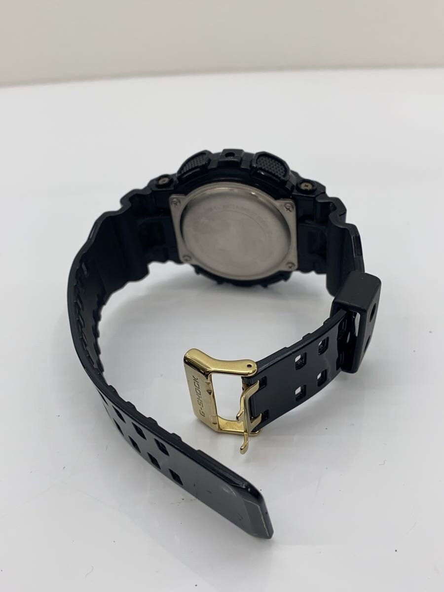 g shock Watch Analog GLD BLK Plastic GD 100GB