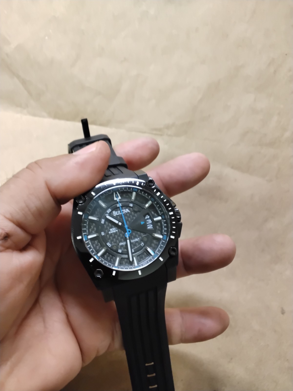 Bulova Precisionist Champlain C960944 ( 98B142 ) Rubber/Silicone Strap Working