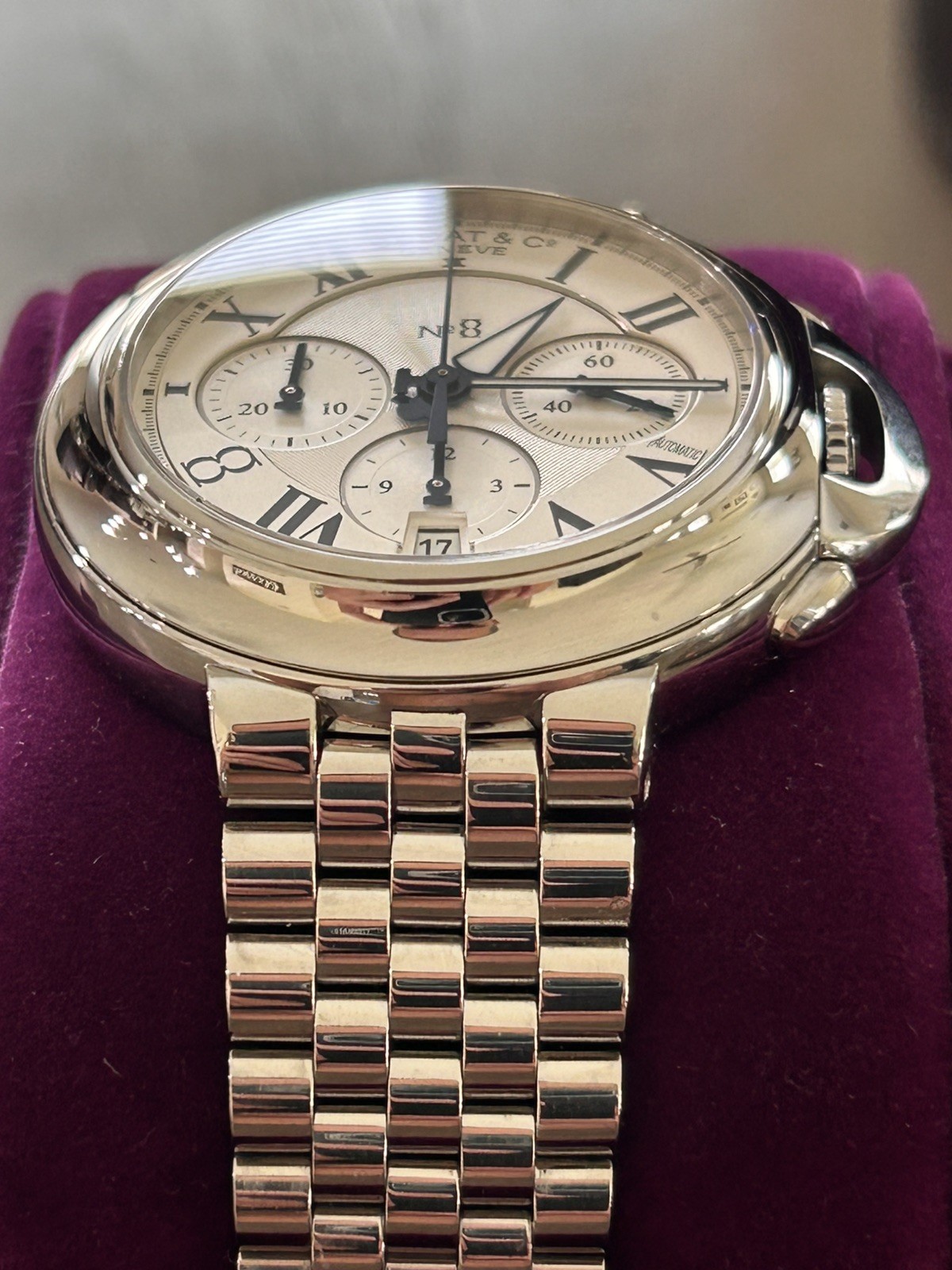 Bedat & Co Date Ref. 830 41.5mm Automatic Chronograph #W280942-1