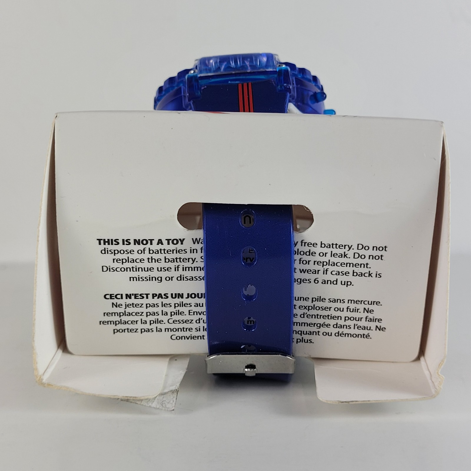 Watch – NASA Space Wristwatch Digital Flashing LCD Light Blue NEW Kids Boys
