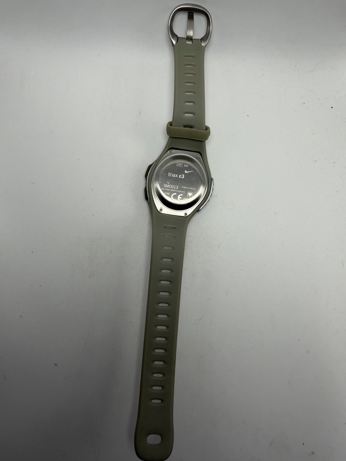 Nike Triax SM0013 Lipton New Battery GrayMens Digital Watch 41MM 8″