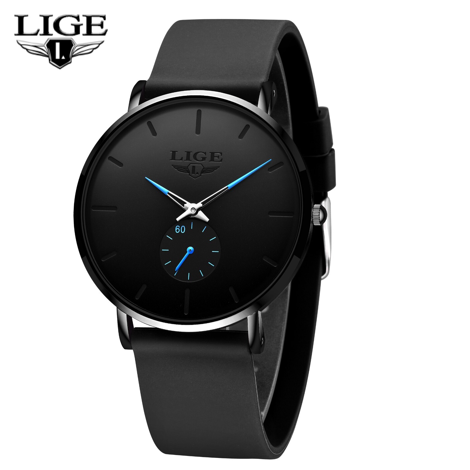 Ultra-thin Men Watches Quartz Stainless Steel 3ATM Waterproof Daily Wrist Watch
