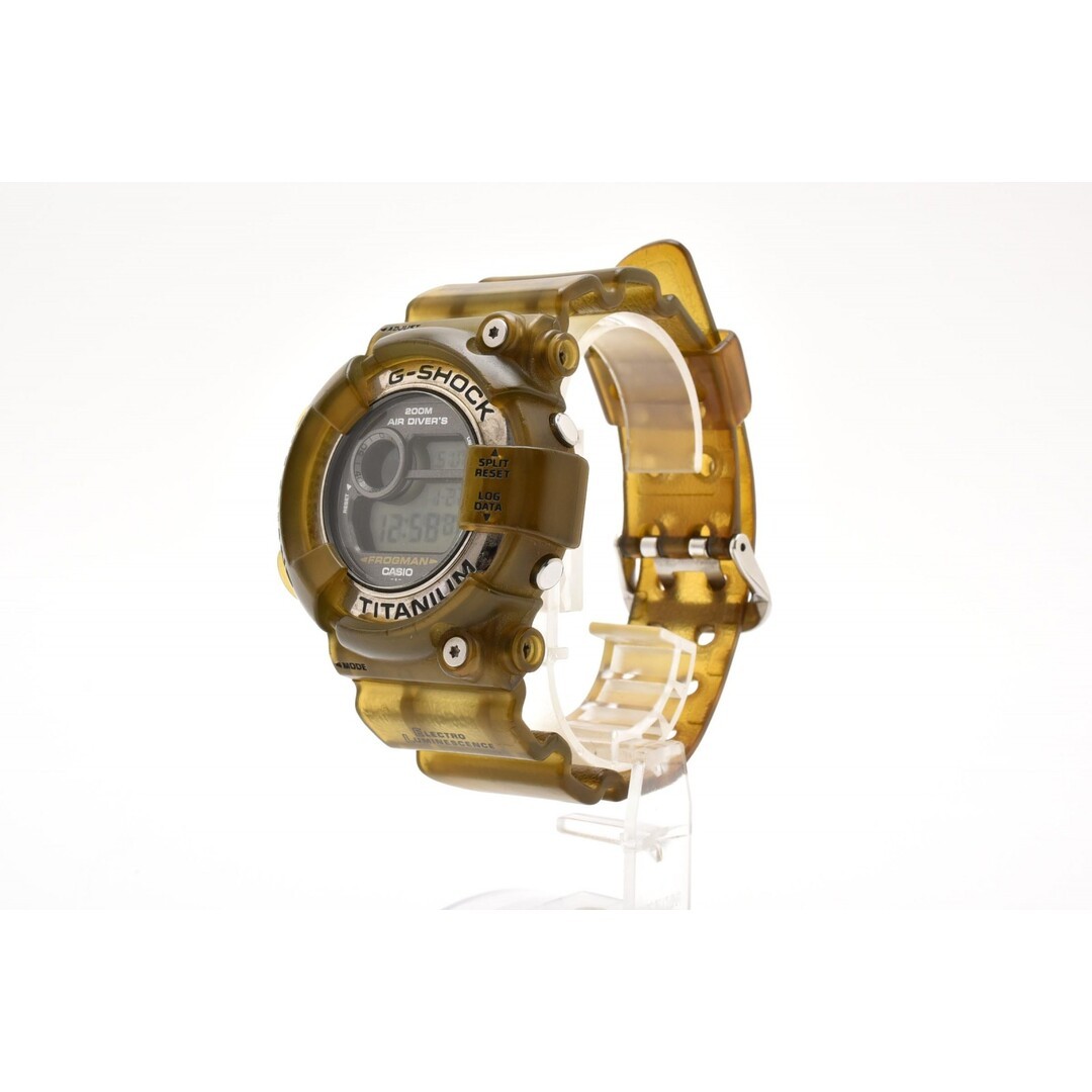 CASIO G-Shock FROGMAN DW 8200 Quartz Digital Wristwatch Titanium Case Gray LCD R