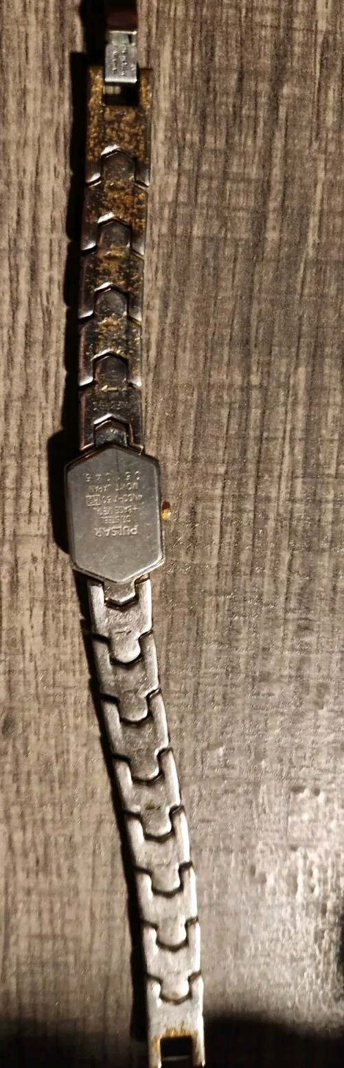 Pulsar Women’s Wrist Watch 4N00-7150 Silver/gold Tone