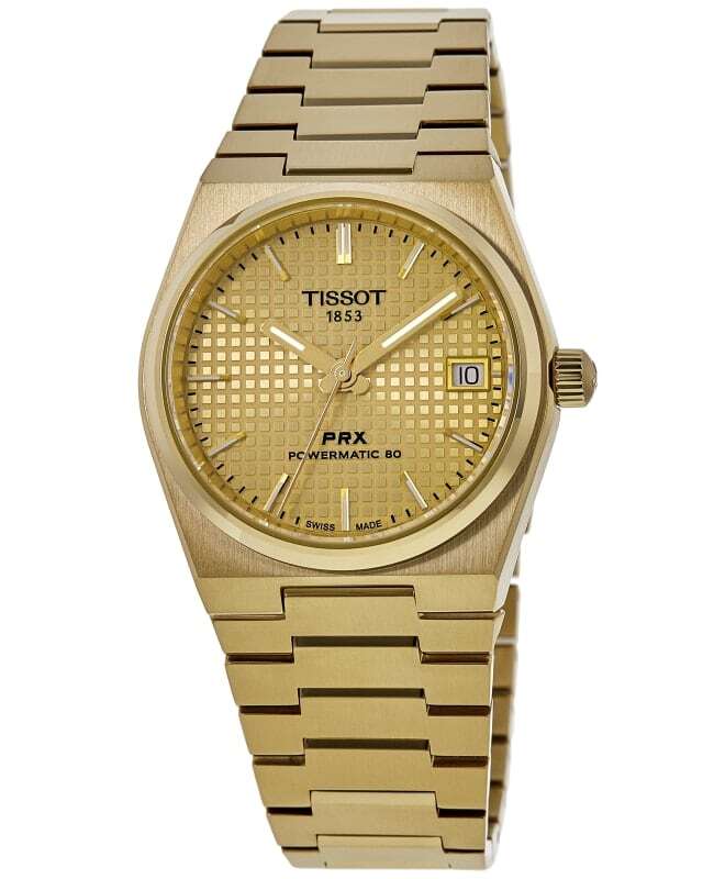 New Tissot PRX Powermatic 80 Champagne Dial Women’s Watch T137.207.33.021.00