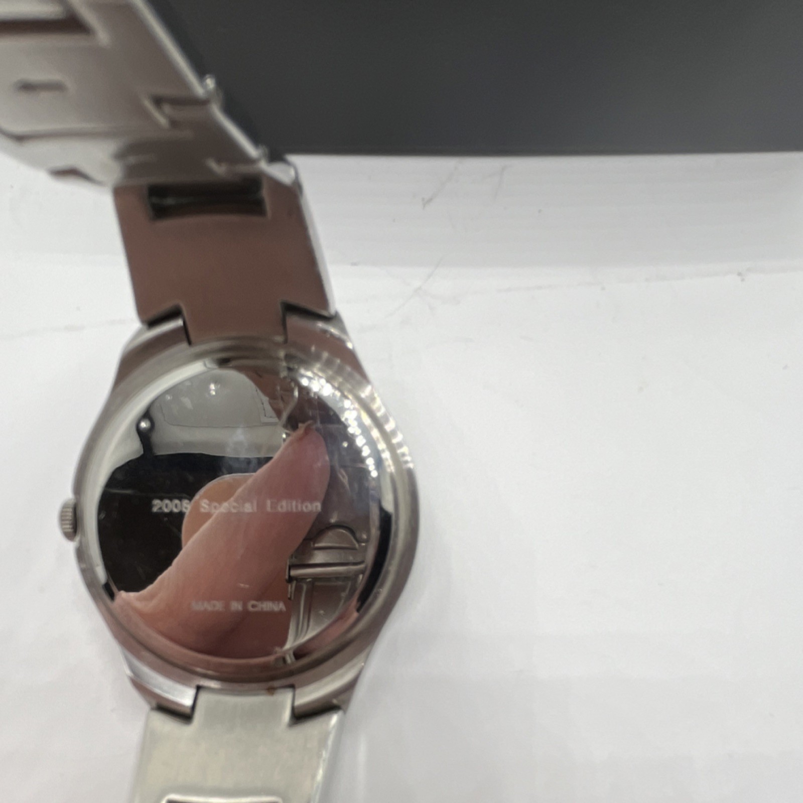 Snap-on Special Edition Quartz Analog Watch, SS Silver Bracelet, Box, Round