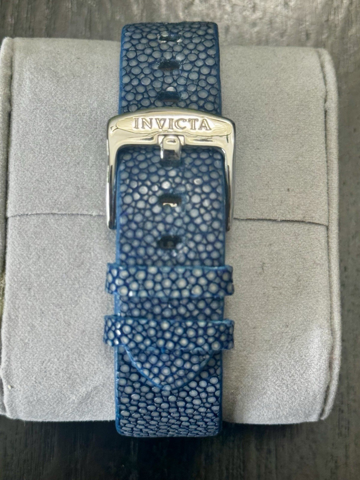 Invicta Angel Lady Model 19353 Watch Blue Stingray Band New Battery