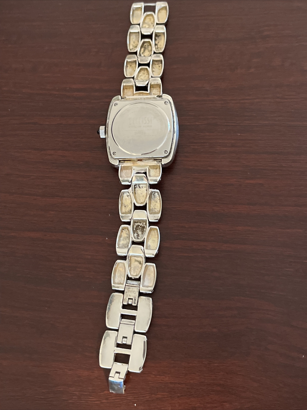 Ecclissi Sterling Silver Link Bracelet Watch 87 Grams