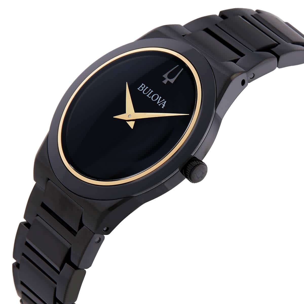 Bulova Millennia Quartz Black Dial Men’s Watch 98A313