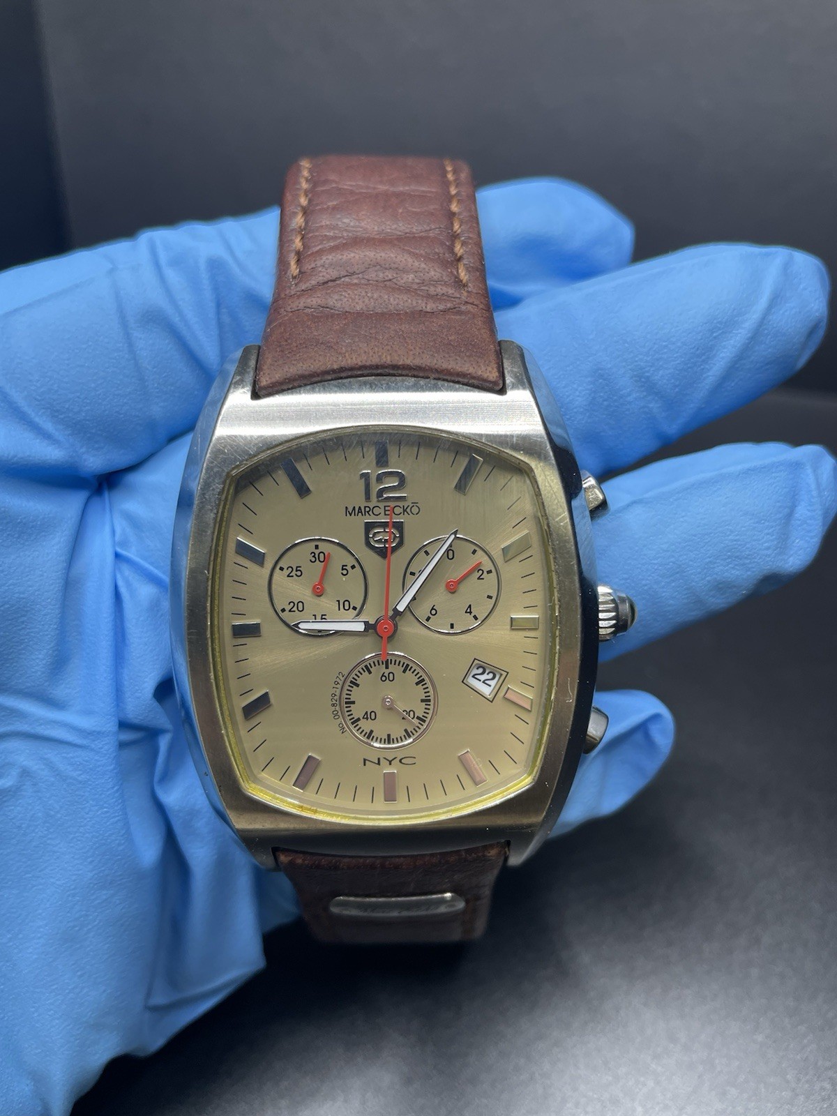 MARC ECKO Chronicles “NON-STOP” Philippines Model No. E13500G1, Gold Face