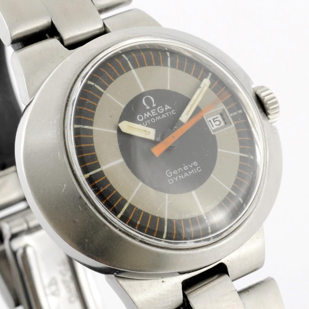 SHIP & TARIFF FREE SERVICED LADIES OMEGA GENEVE DYNAMIC AUTOMATIC DATE BRACELET