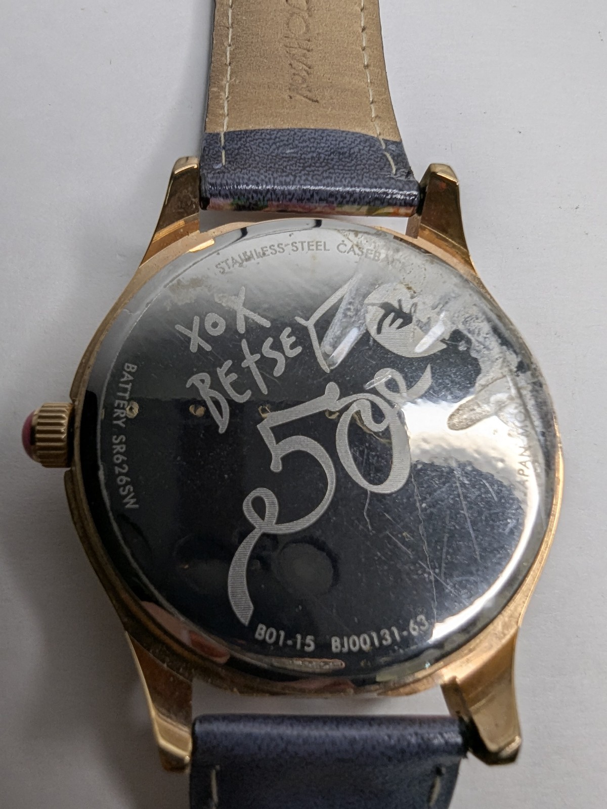BETSEY JOHNSON 50th Anniversary Edition Rose Gold Bezel ( Fits 7-8.5 In/ READ)