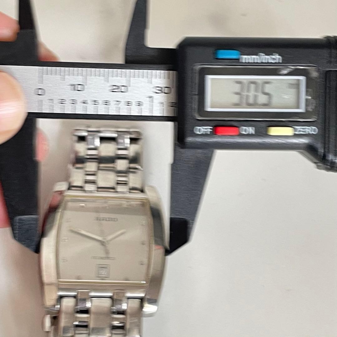 [ Excellent ] Rado Florence Silver Dial Quartz Men’s Watch Tested New Battery