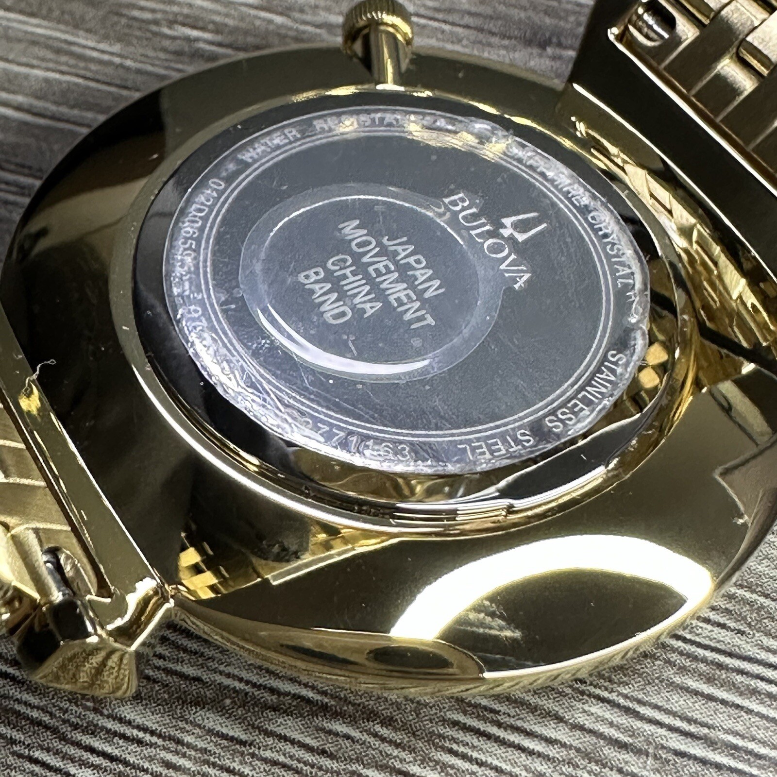 NEW✅SLIM✅ Bulova Regatta Gold Stainless Steel Roman Numerals Men’s Watch 97A153