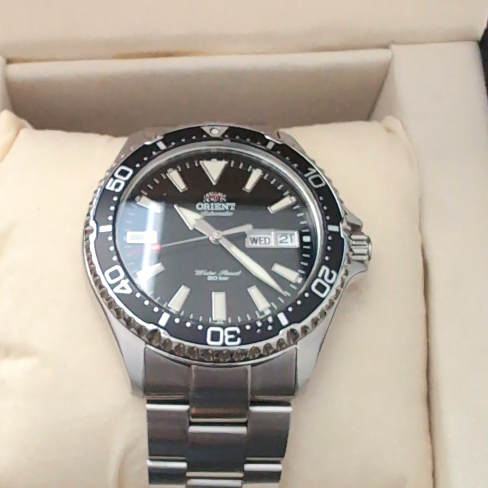 Orient Kamasu Automatic RA-AA0001B39B + Strapcode Bracelet + Orient OEM Strap