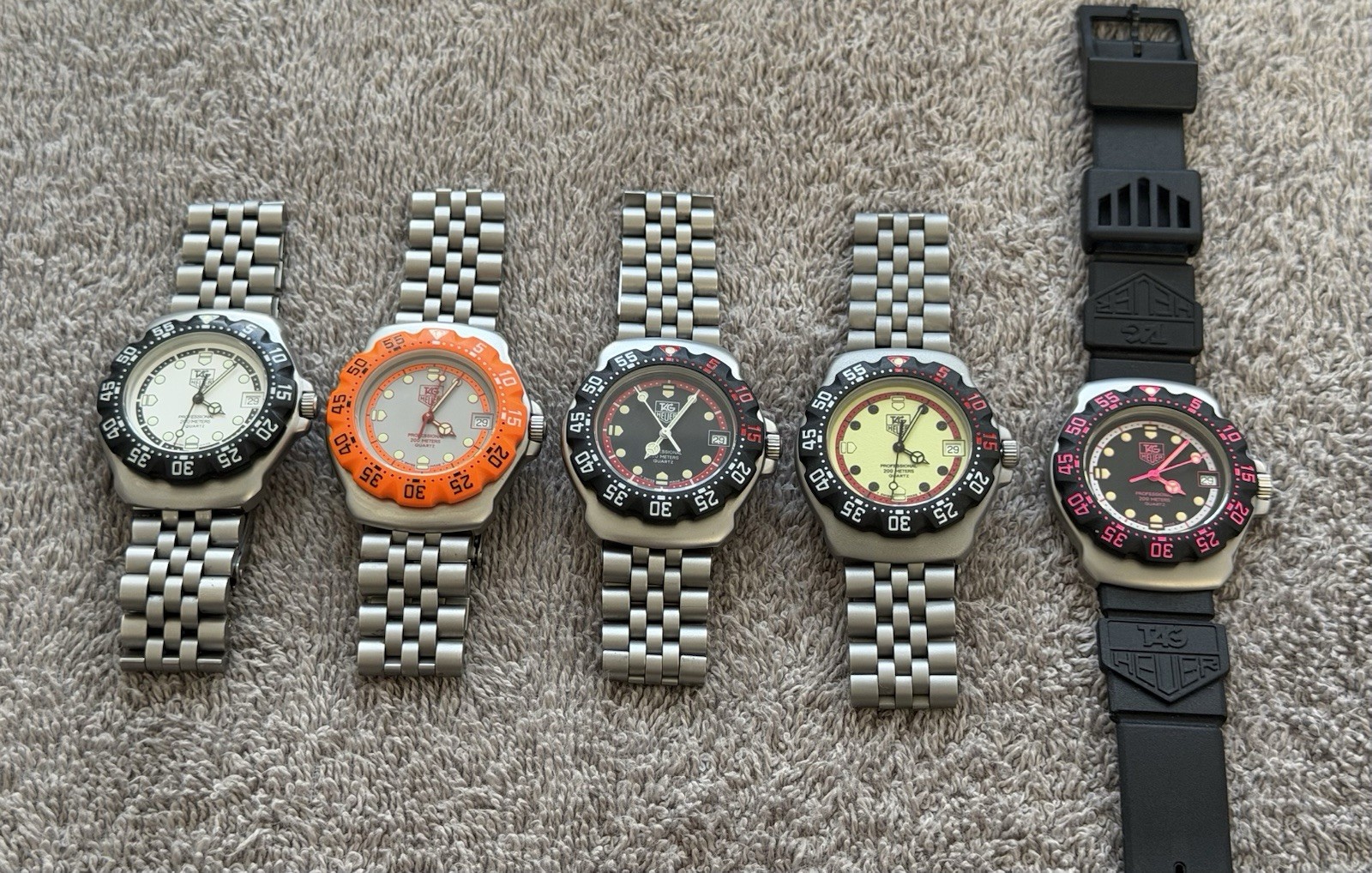 TAG Heuer Formula 1 Watch Collection Lot of 5 | Professional 200M Quartz