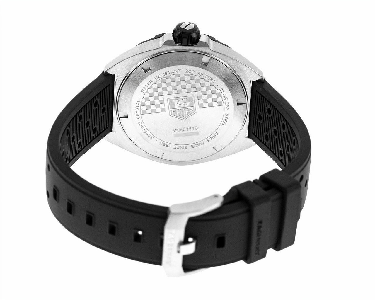 TAG HEUER Formula-1 Black Dial Rubber Band Men’s Watch WAZ1110.FT8023