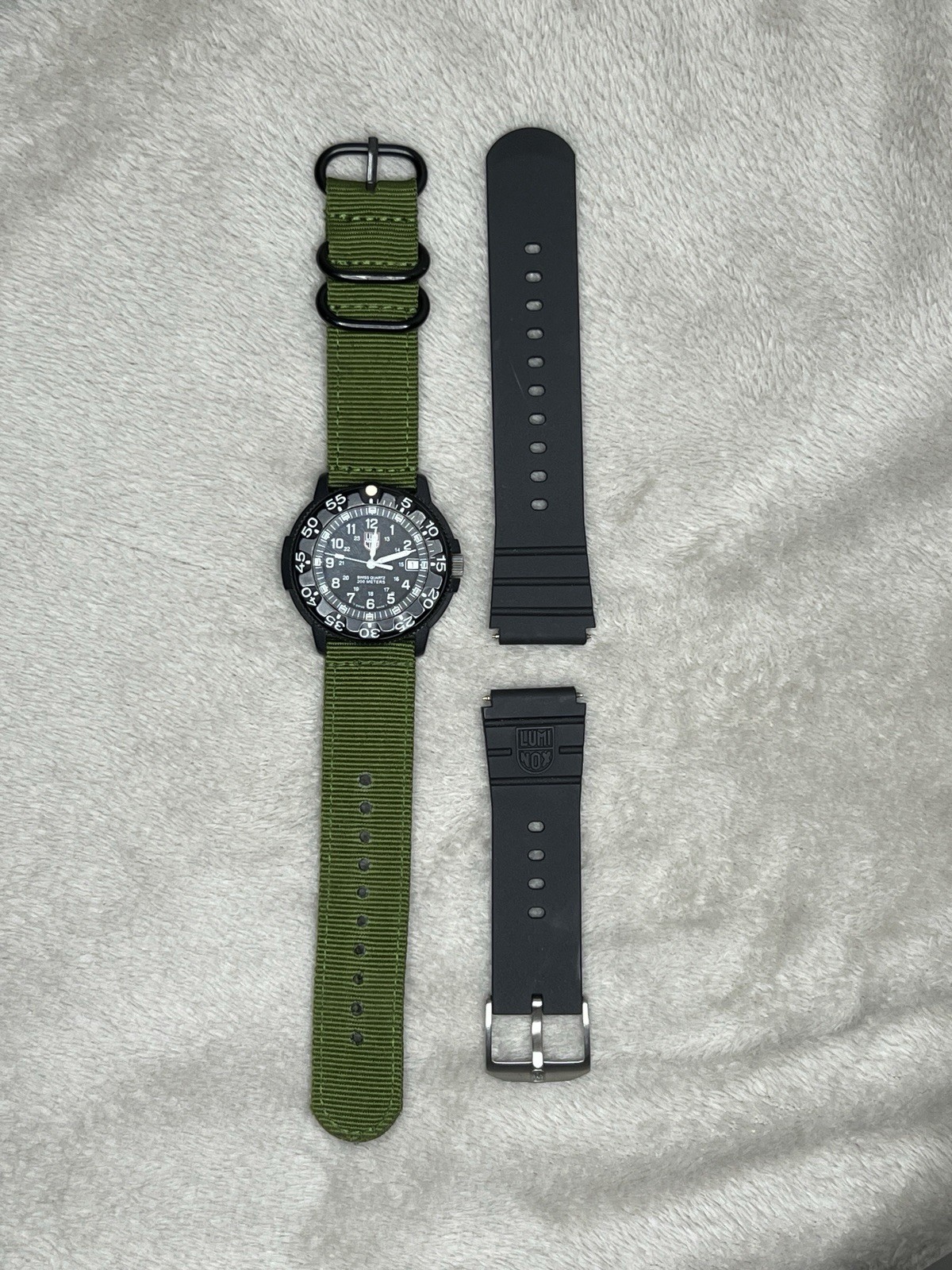 Luminox Series 3000 Swiss Made Black Analog Watch READ