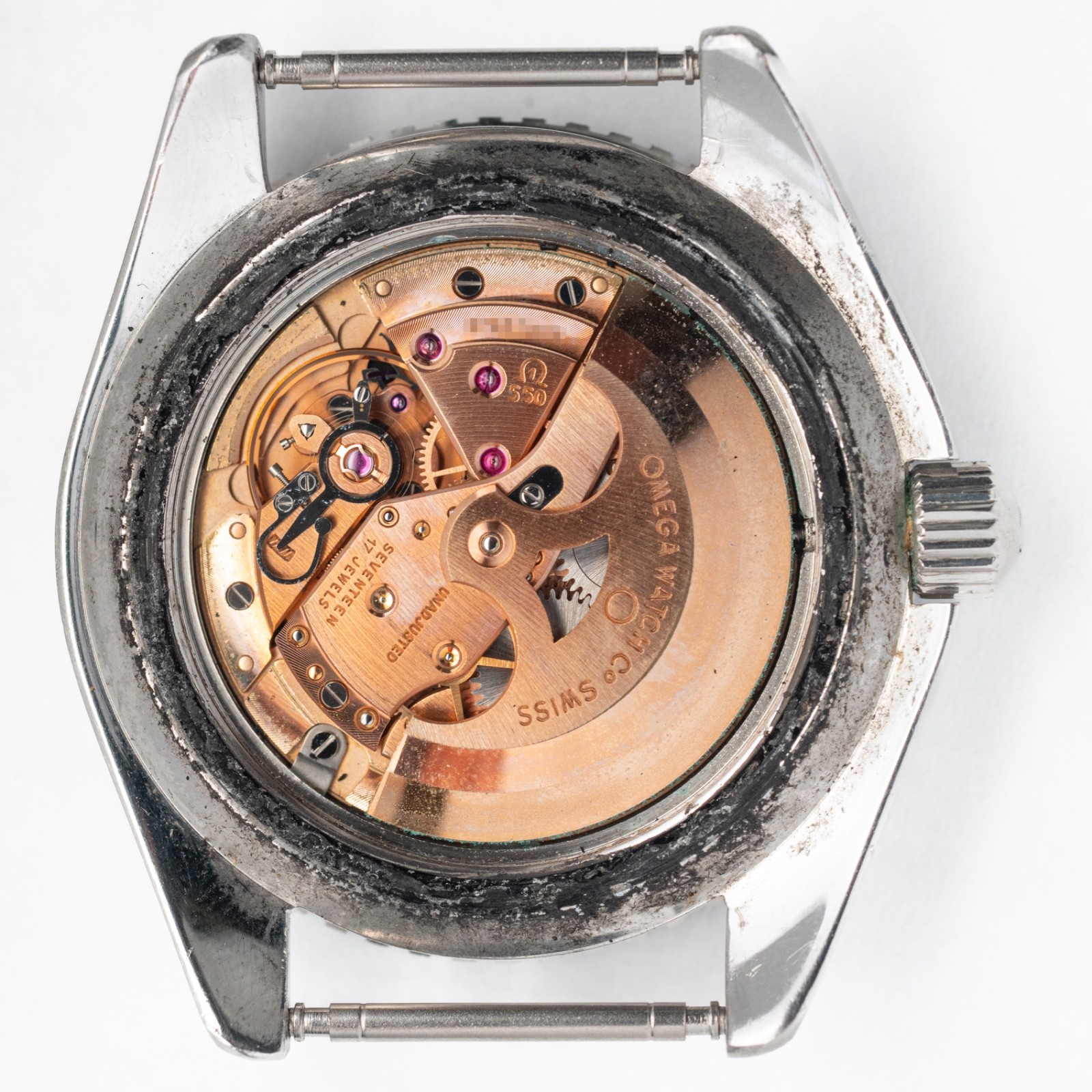 Omega Seamaster 300 SS 165.024 with Custom Omega Strap