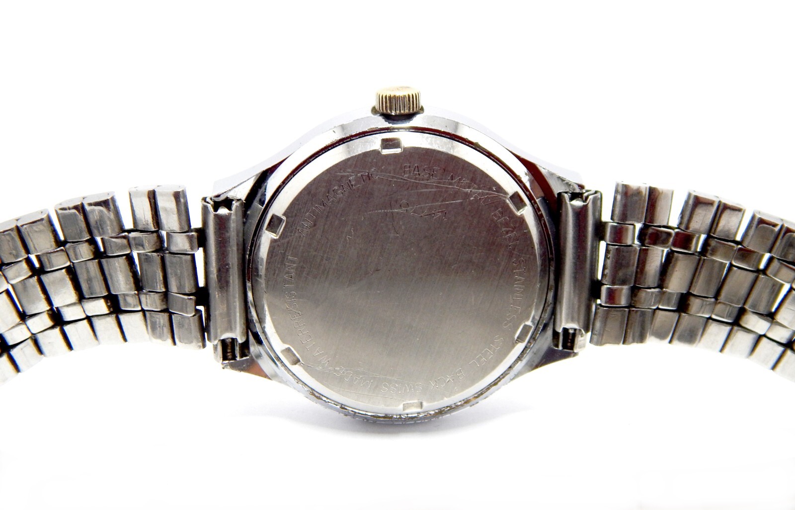Watch RENIS Geneve 17 Jewels Hand Winding Case Steel Circa 1970 Men 37mm Working