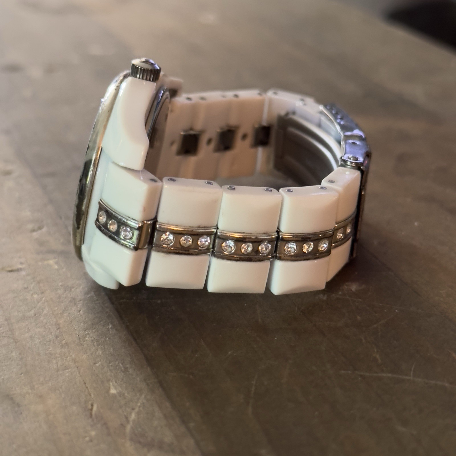 Brighton Dana Point white link watch