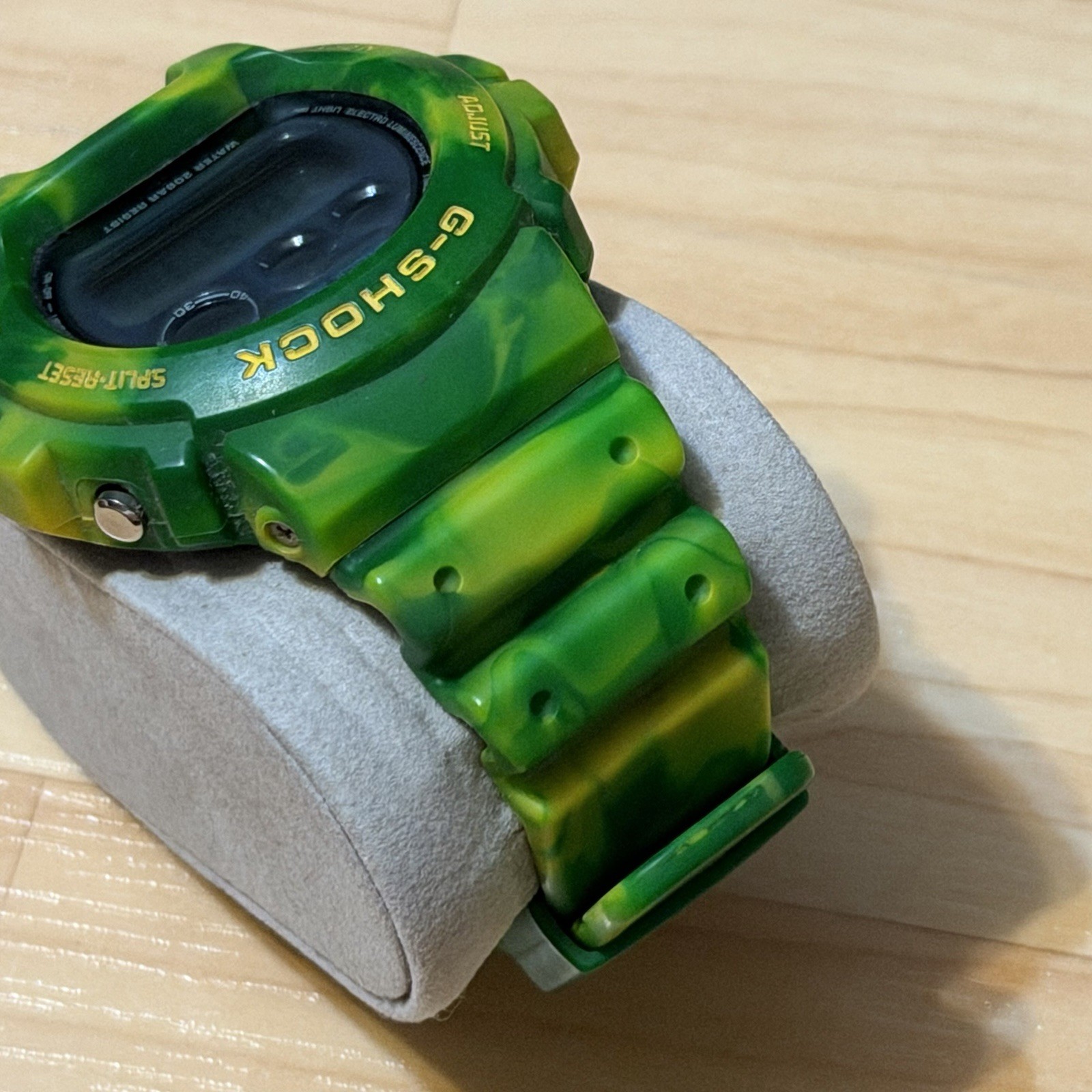 Casio G-Shock DW-6900MC-3 Jammin’ Colors Series Green Yellow Swirl Digital Watch