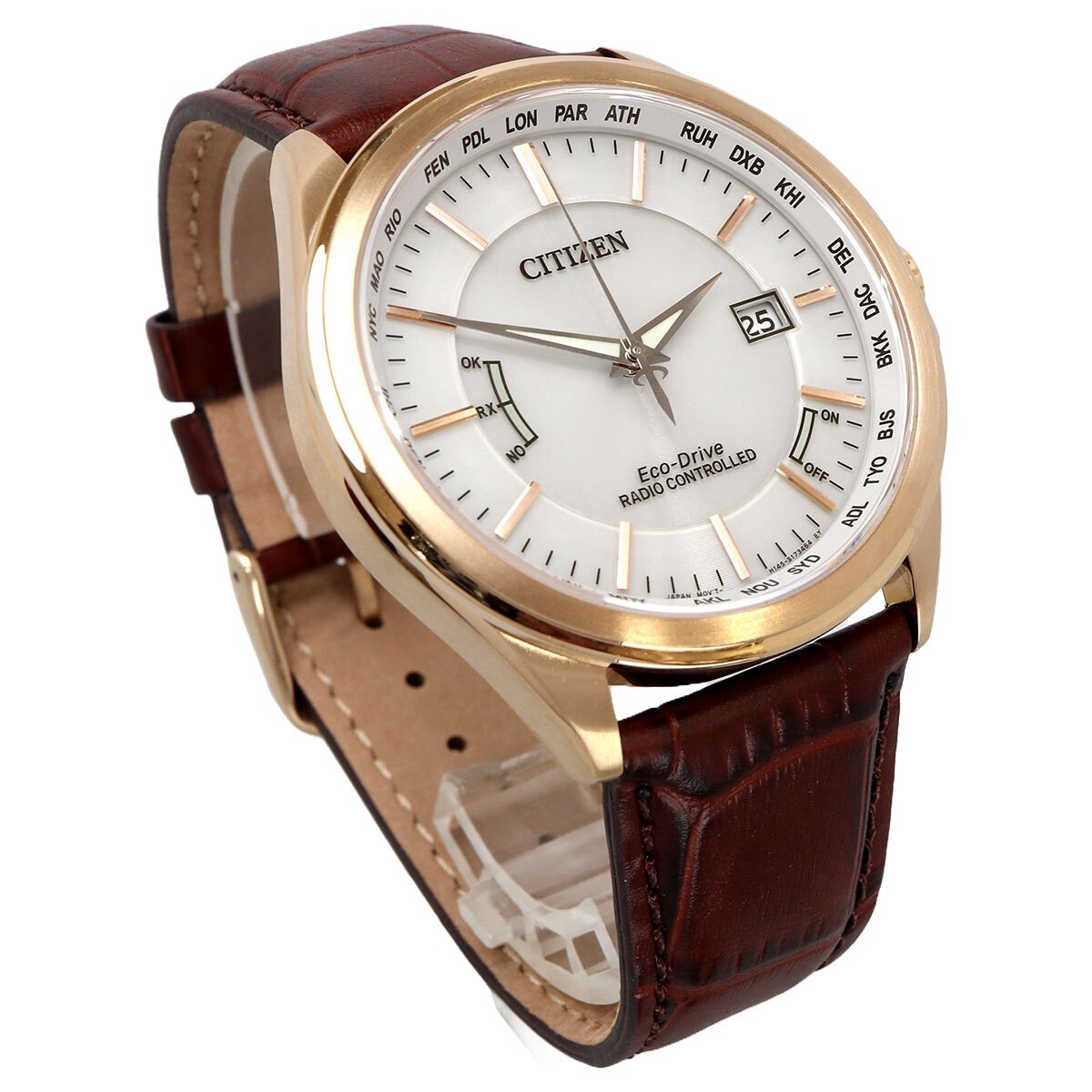 Citizen Men’s Watch Citizen Watch Eco Drive Solar Radio Controlled CB0253 19A