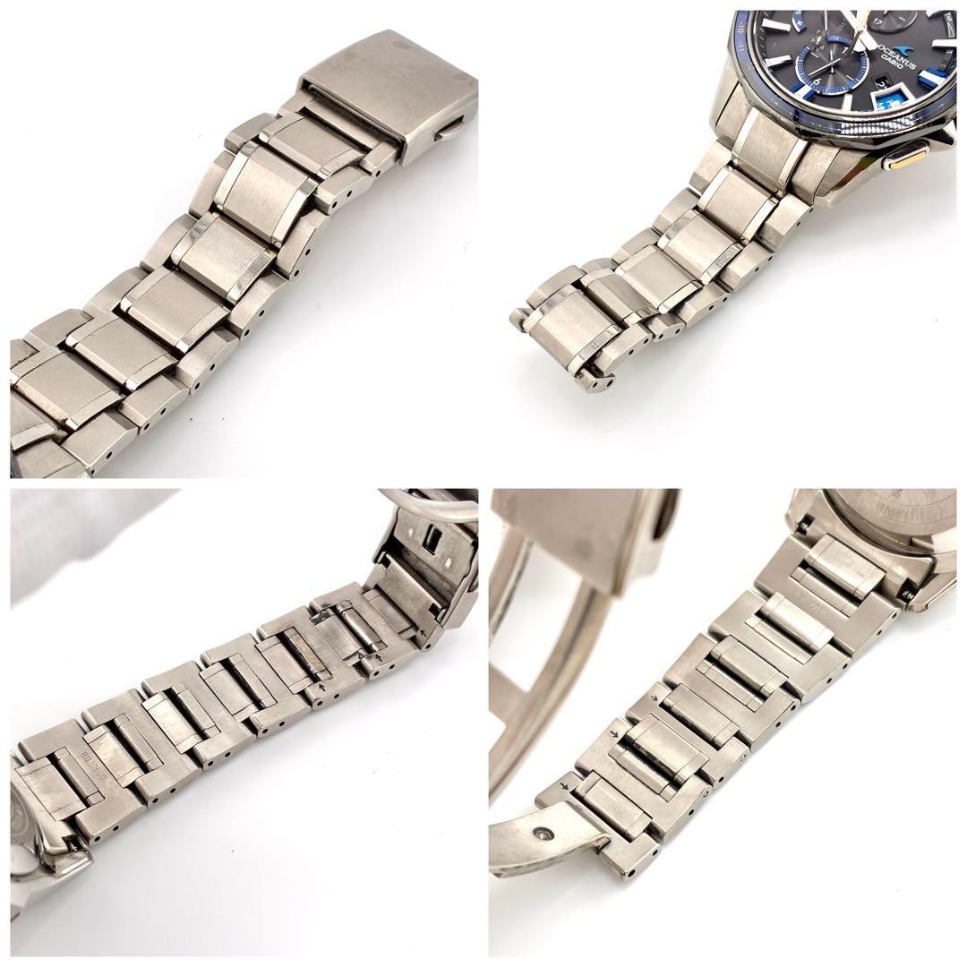 Casio Oceanus OCW-G2000 Solar Radio Chronograph Titanium good condition japan