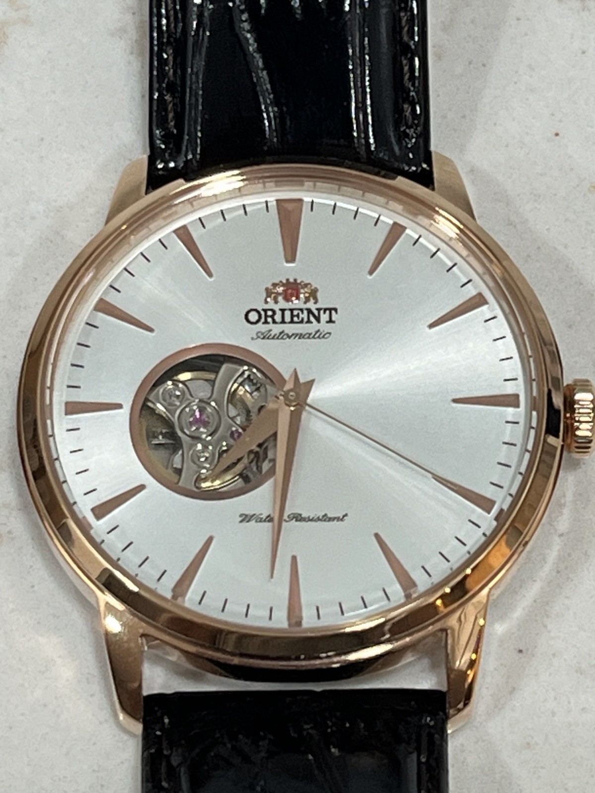 Orient Bambino Open Heart Automatic Watch FAG00003W0