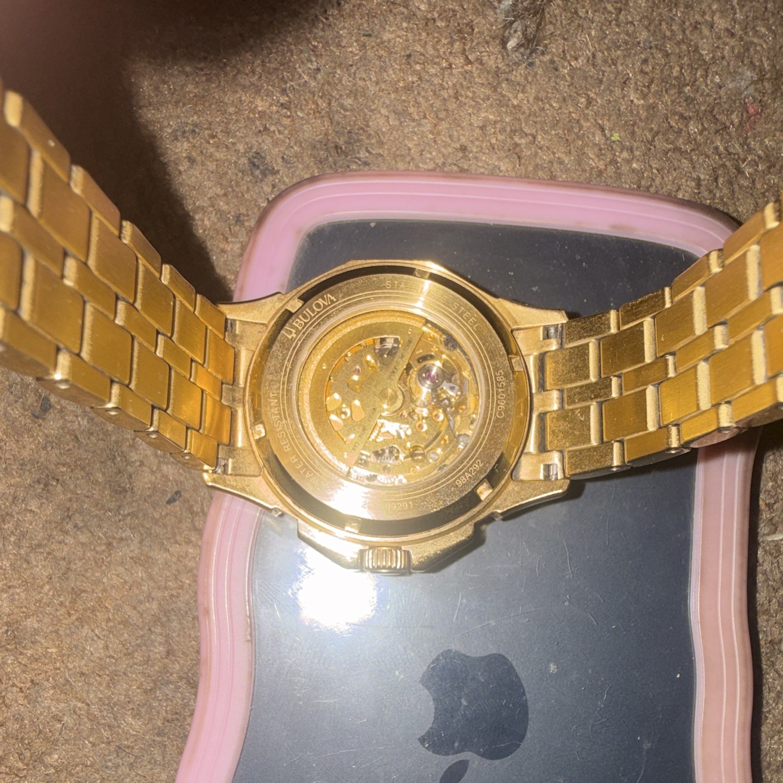 Mens Gold Octava Bulova Watch